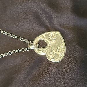 Montana Silver heart necklace
